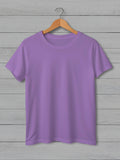 Lavender Solid Classic Fit Tee