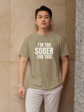 Sober Classic Fit Tee